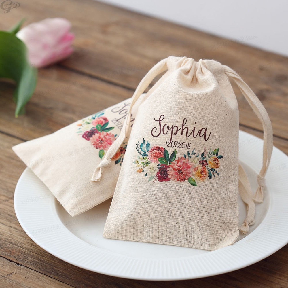 Baby Food Packaging - 100 ชิ้น Custom ชื่อโลโก้งานแต่งงานวันเกิด Baby Shower