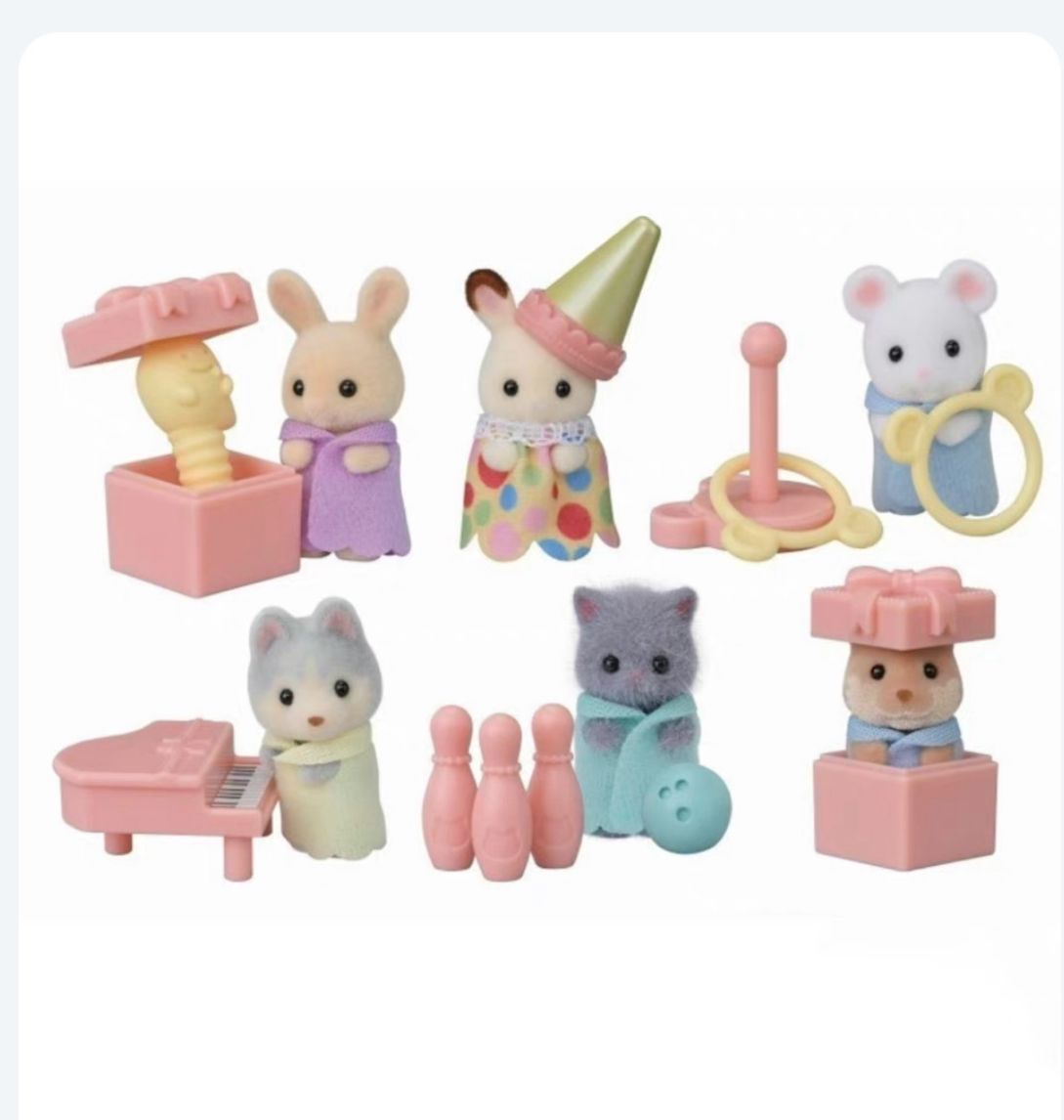 Baby Food Packaging - ของเล่นซิลวาเนียน แฟมิลลี่ส์ ชุดครัวจิ๋วสำหรับเด็กผู้หญิง ของเล่นตุ๊กตาในถุงสุ่ม ของเล่นเด็กผู้หญิง อาหารจิ๋ว