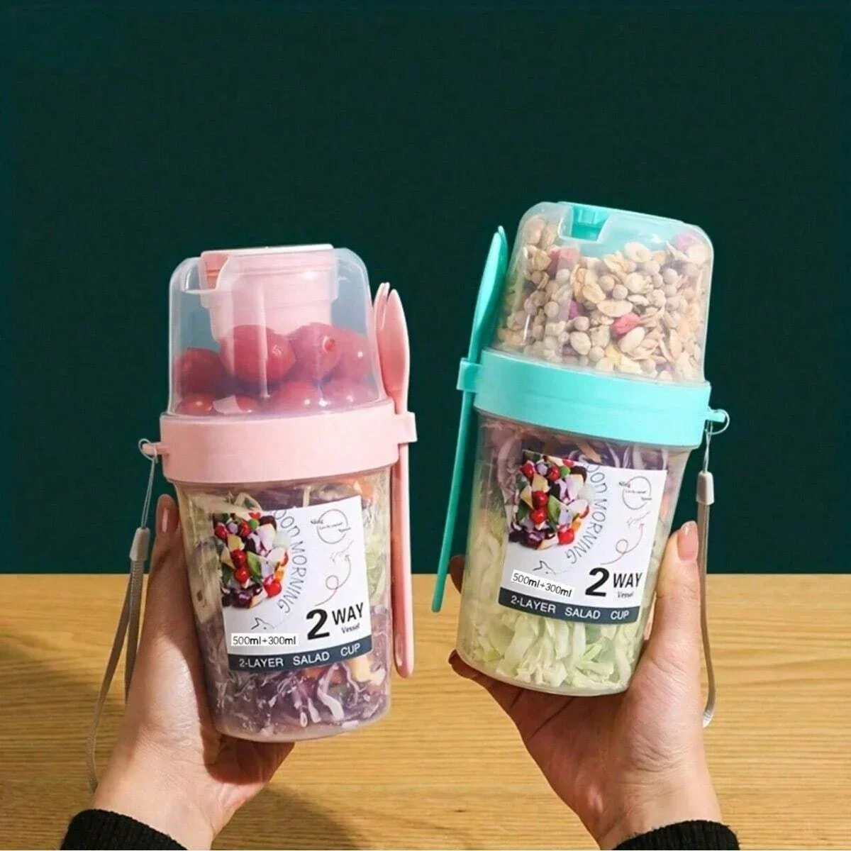 Baby Food On The Go - อาหารเช้าแบบอนไปถ้วย ถ้วยสลัดไป Take And Go โยเกิร์ตธัญพืช
