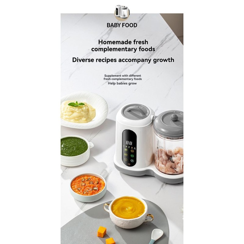 Baby Food Maker And Steamer - 【NEW A39M】 เครื่องทำอาหารเด็กอัตโนมัติ-เครื่องปั่นอเนกประสงค์-สำหรับทารก สำหรับปลั๊กไฟ UK UK
