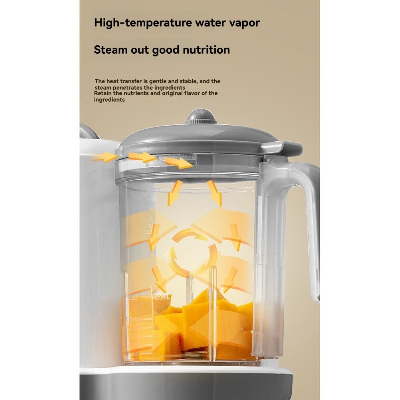 B64B-เครื่องทำอาหารเด็กอัตโนมั - Baby Food Maker And Steamer บทวิจารณ์และราคา