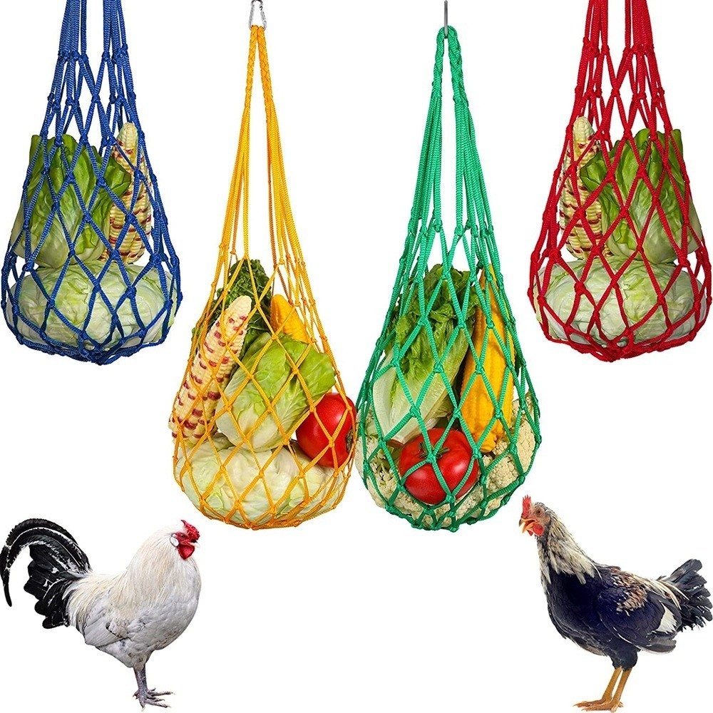 ถุงใส่อาหารไก่แบบตาข่ายไนลอน ต - Mesh Feeder Bag บทวิจารณ์และราคา