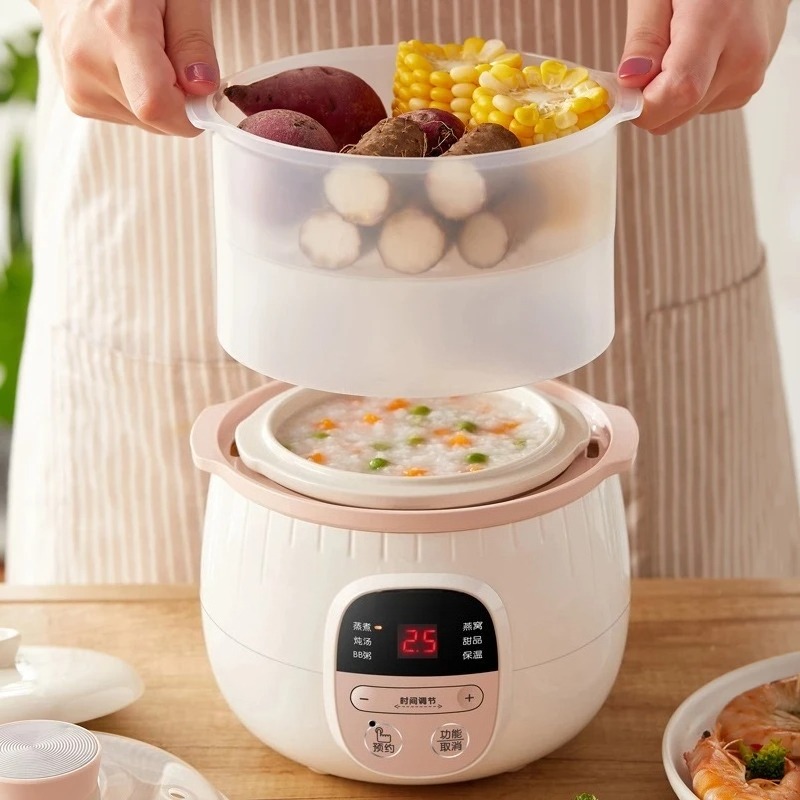 เครื่องทำโจ๊กเด็กอัตโนมัติ 0.8 - Baby Food Maker And Steamer บทวิจารณ์และราคา