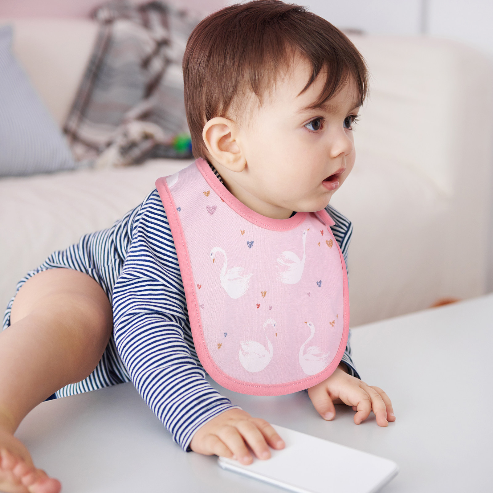 ผ้ากันเปื้อนเด็กทารก 3 ชิ้น ผ้ - Feeding Baby Food บทวิจารณ์และราคา