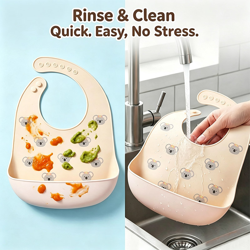 ผ้ากันเปื้อนซิลิโคนสำหรับเด็ก  - Feeding Baby Food บทวิจารณ์และราคา