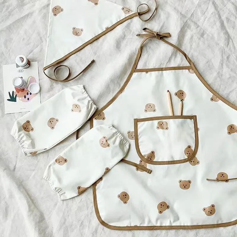น่ารักการ์ตูนเด็กผ้ากันเปื้อนแ - Baby Food Cooking Set บทวิจารณ์และราคา