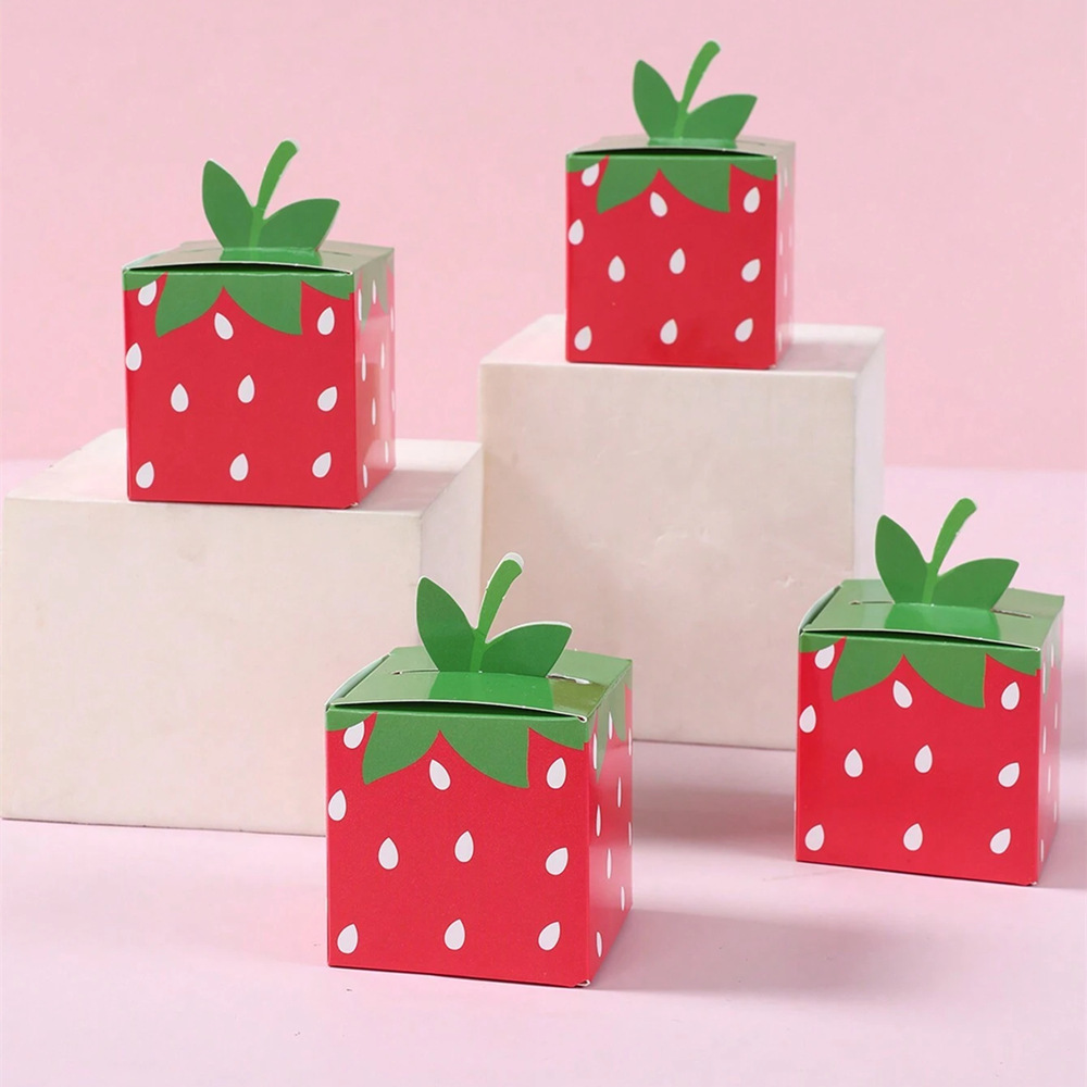 10 ชิ้นผลไม้หวานสตรอเบอร์รี่ธี - Baby Food Container บทวิจารณ์และราคา
