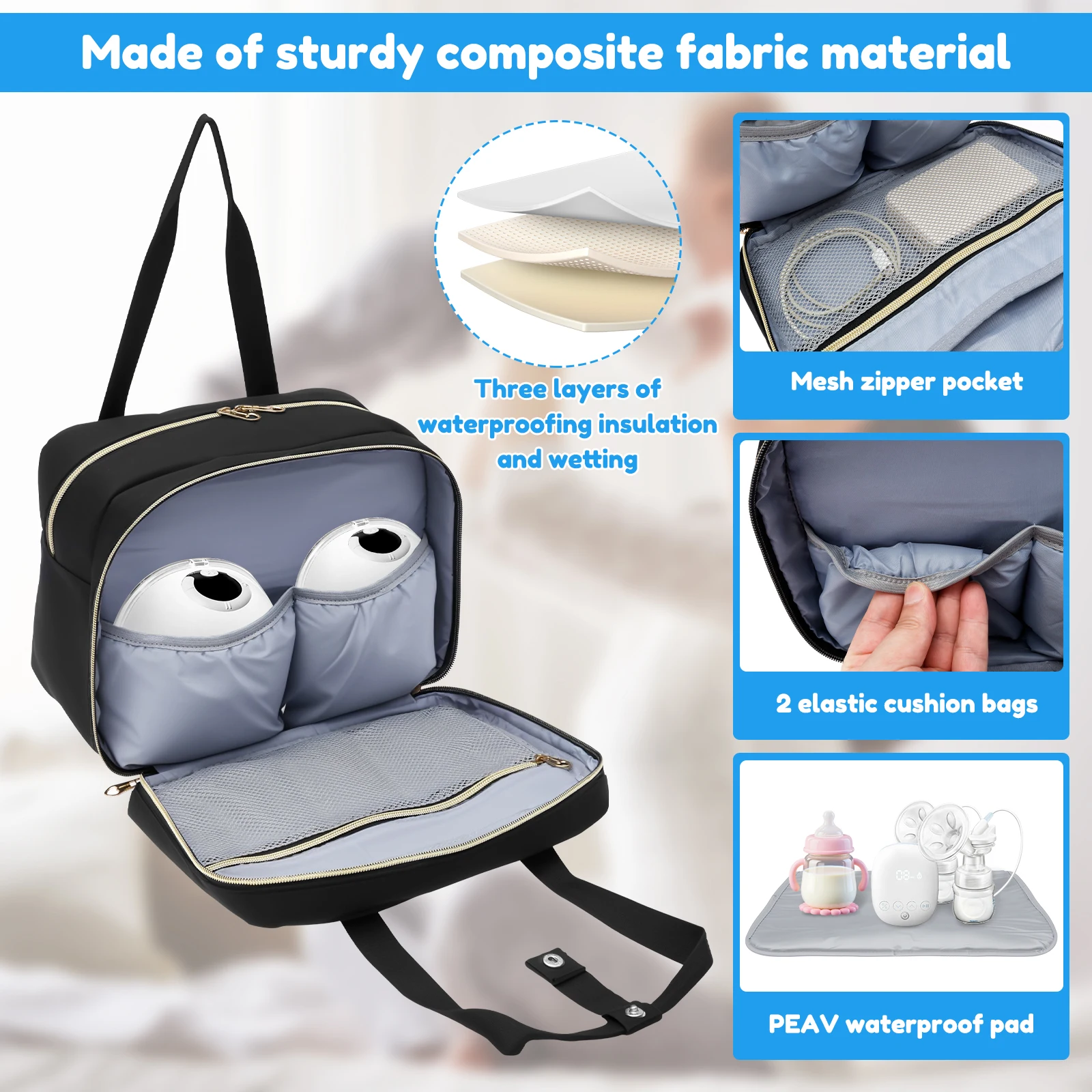กระเป๋าเก็บน้ำนมแม่พร้อมแผ่นน้ - Baby Food Equipment บทวิจารณ์และราคา