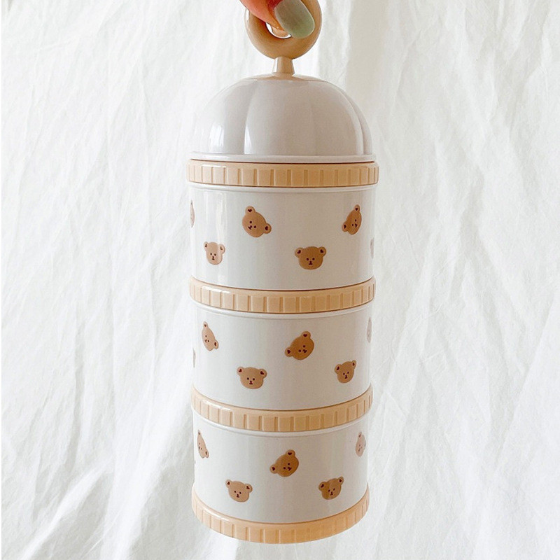 หมีน่ารักกล่องนมผงอุปกรณ์เสริม - Baby Food Container บทวิจารณ์และราคา