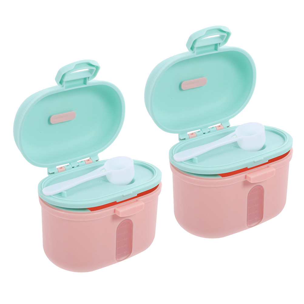 ภาชนะเก็บนมผง 2 ชิ้น ปิดสนิท พ - Baby Food On The Go บทวิจารณ์และราคา