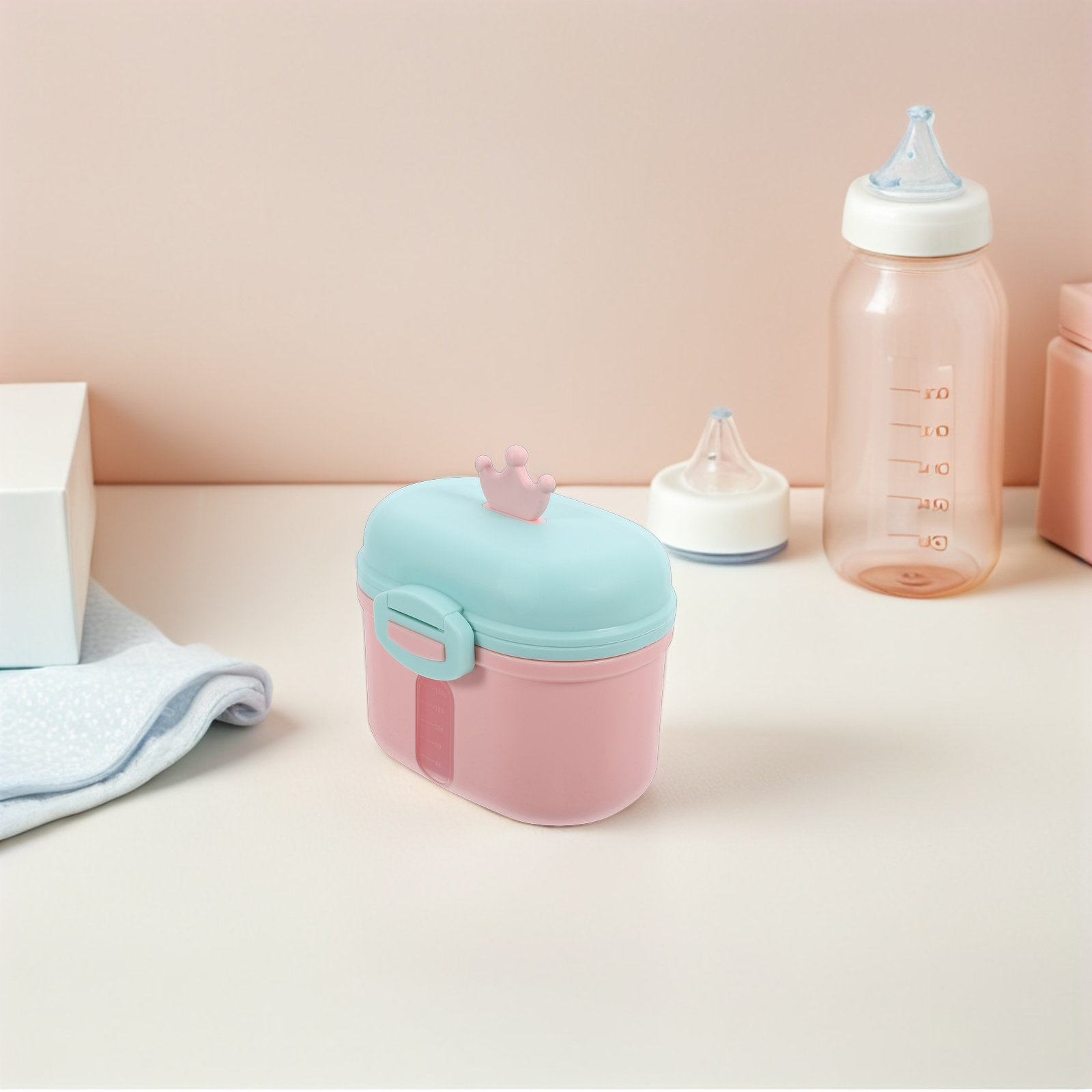ภาชนะเก็บนมผง 2 ชิ้น ปิดสนิท พ - Baby Food On The Go บทวิจารณ์และราคา
