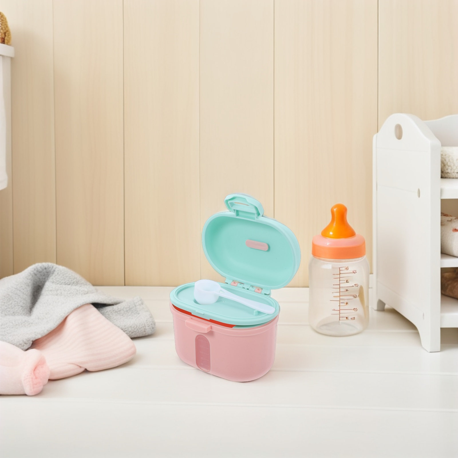 ภาชนะเก็บนมผง 2 ชิ้น ปิดสนิท พ - Baby Food On The Go บทวิจารณ์และราคา