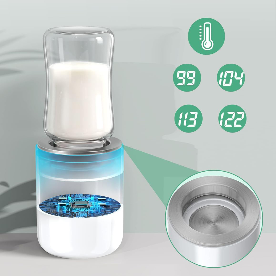 เครื่องอุ่นขวดนมพกพา BornBL N1 - Baby Food On The Go บทวิจารณ์และราคา