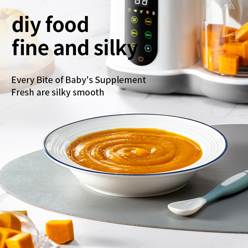 เครื่องทําอาหารเด็กมัลติฟังก์ช - Baby Food Maker And Steamer บทวิจารณ์และราคา