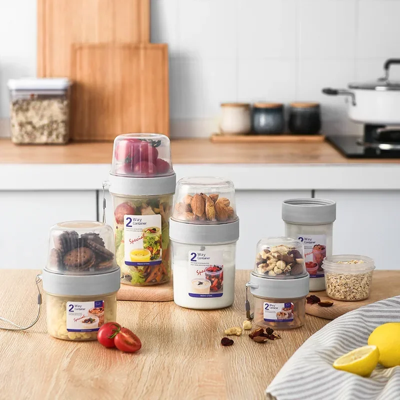 ถ้วยอาหารเช้าแบบพกพา 2 ชั้น 1  - Baby Food On The Go บทวิจารณ์และราคา