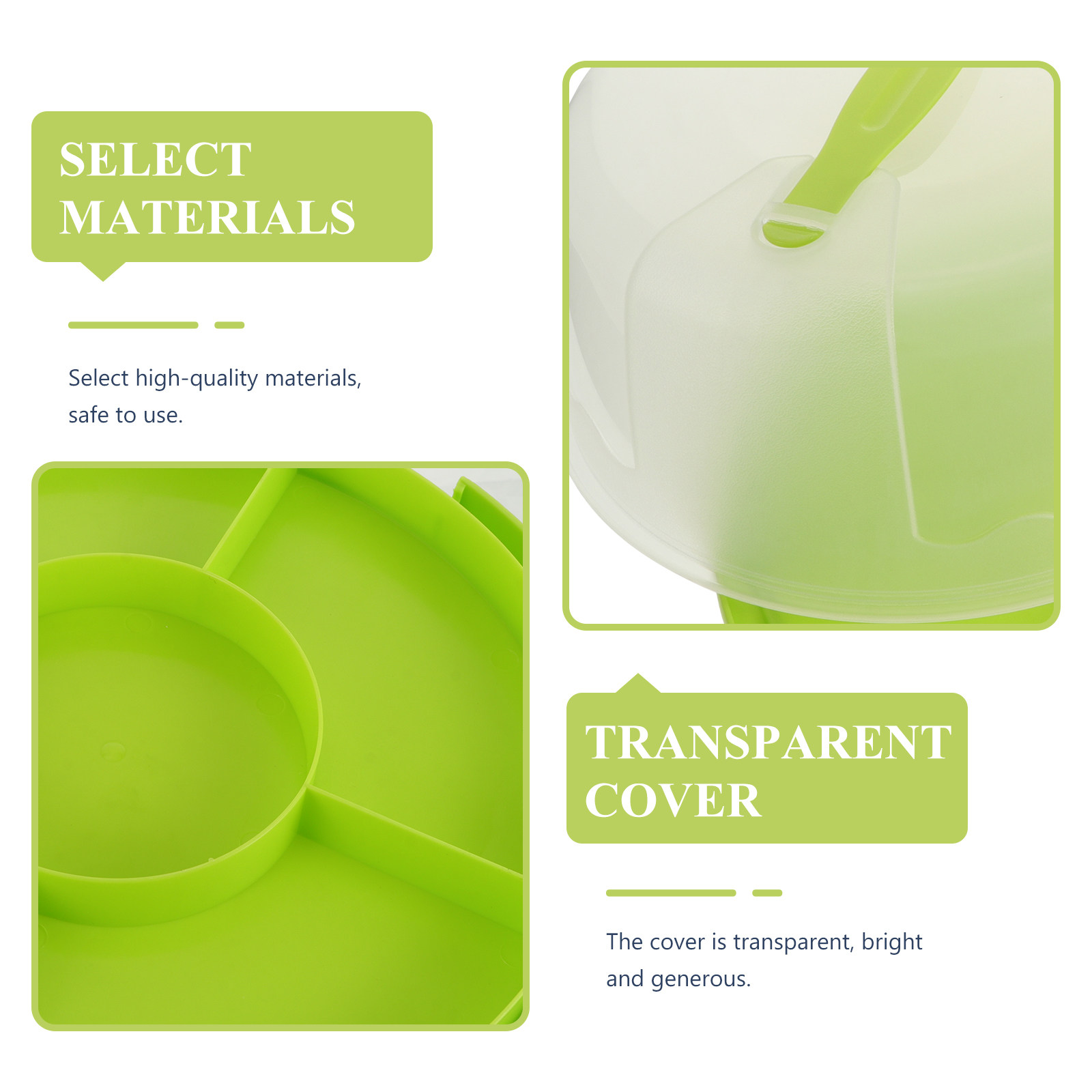 กล่องเค้กพลาสติกใสทรงกลมขนาด 8 - Baby Food Container บทวิจารณ์และราคา