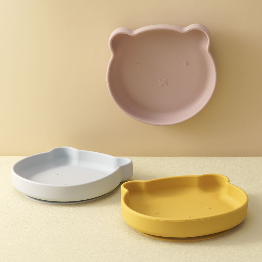 1PC ซิลิโคนเด็กจานดูดรับประทาน - Baby Food Equipment บทวิจารณ์และราคา