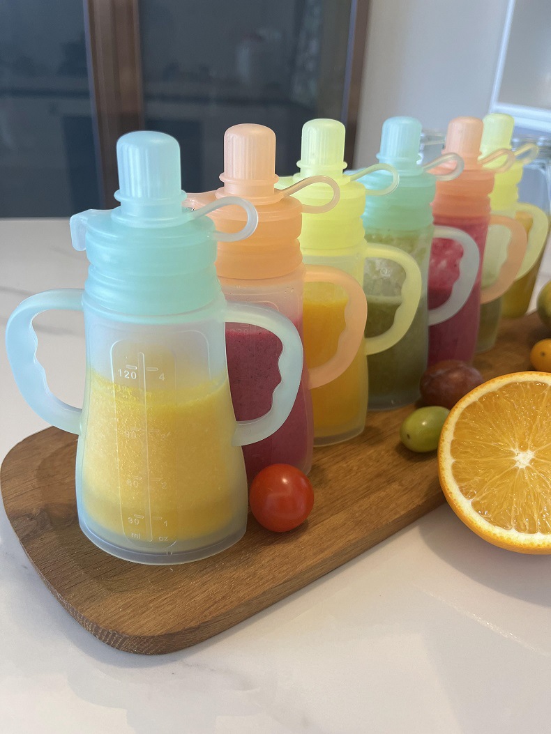 ถุงเก็บน้ำนมซิลิโคนแบบใช้ซ้ำได - Baby Food Packaging บทวิจารณ์และราคา