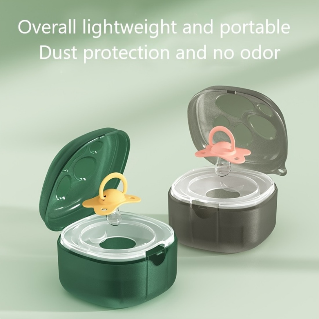 ซิลิโคนเกรดอาหาร Pacifier กล่อ - Baby Food Container บทวิจารณ์และราคา
