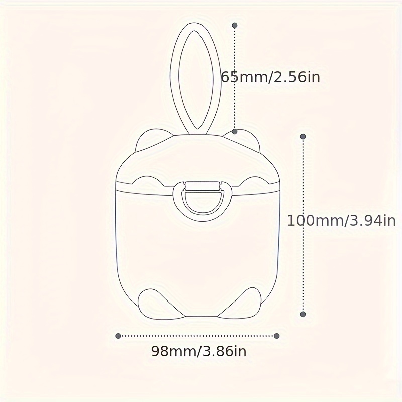 กล่องนมผงสี่ชั้นแบบพกพา 1 ชิ้น - Baby Food Equipment บทวิจารณ์และราคา