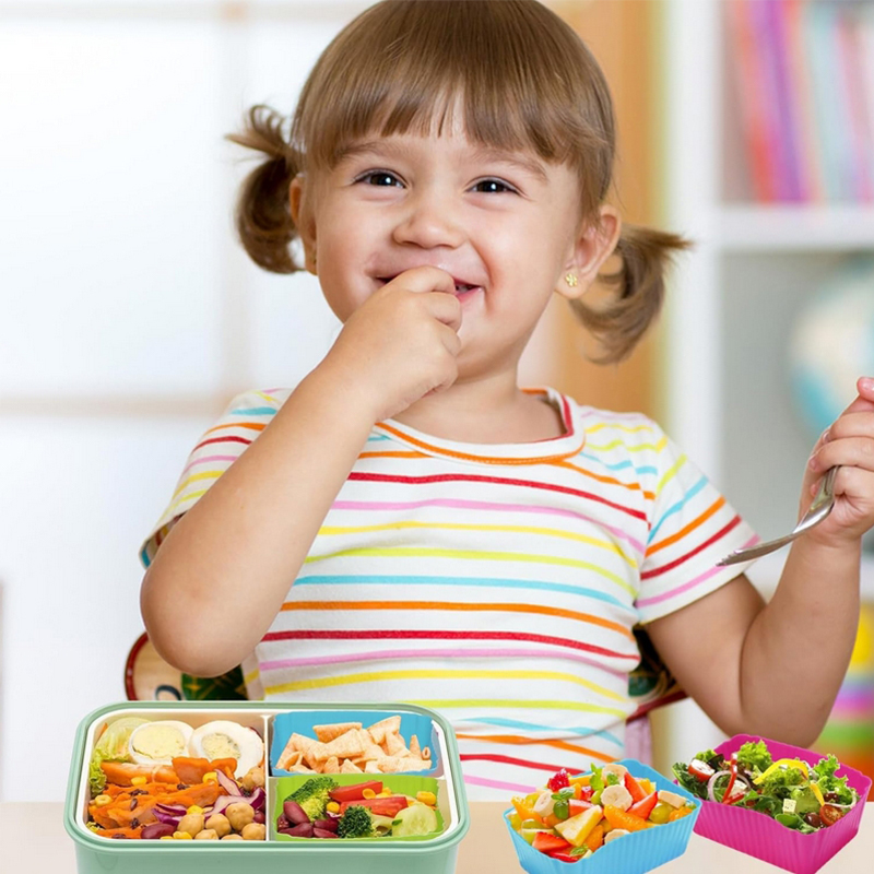 แผ่นกั้นกล่องอาหารกลางวันซิลิโ - Baby Food Container บทวิจารณ์และราคา