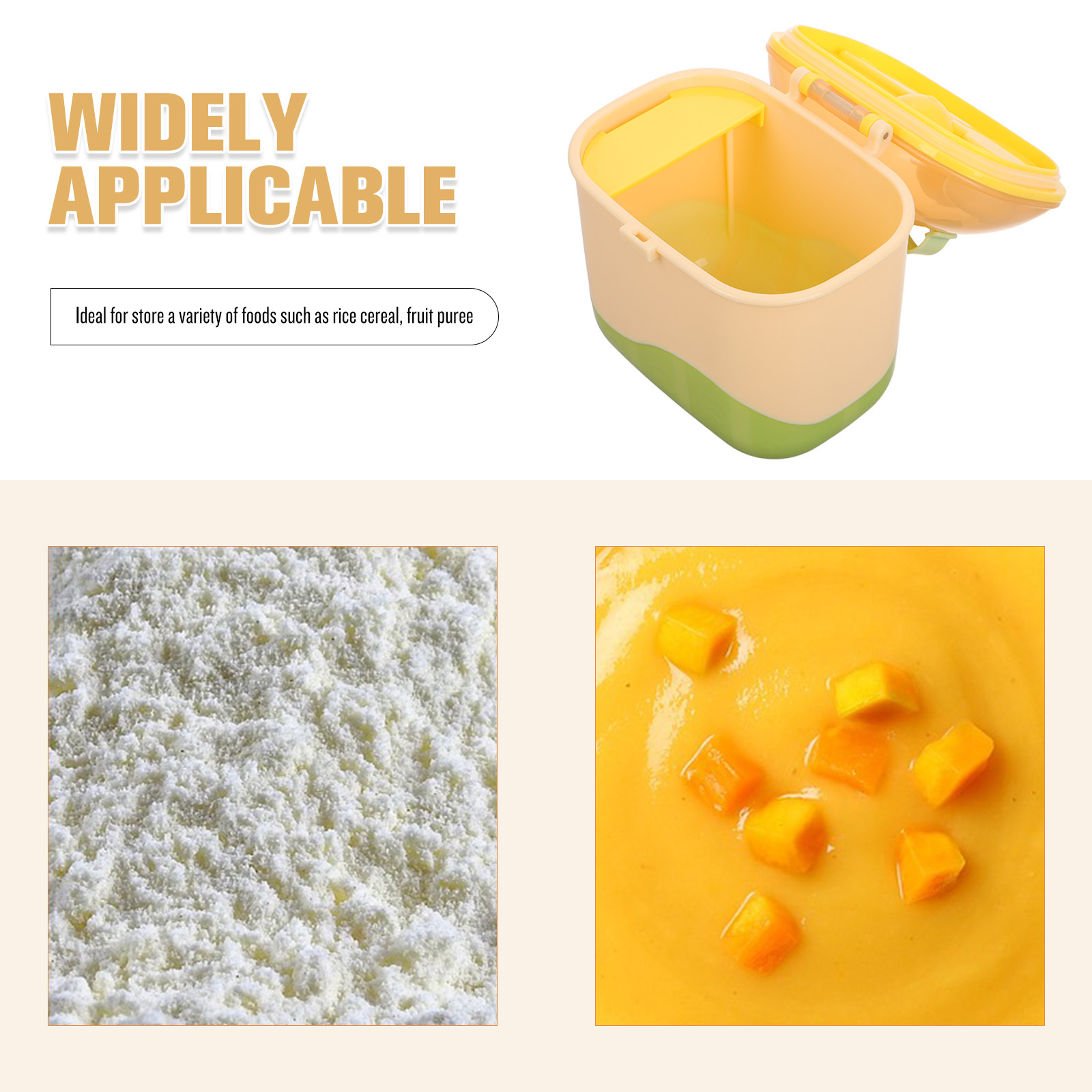 กล่องแบ่งนมผงแบบพกพาสำหรับเด็ก - Baby Food On The Go บทวิจารณ์และราคา