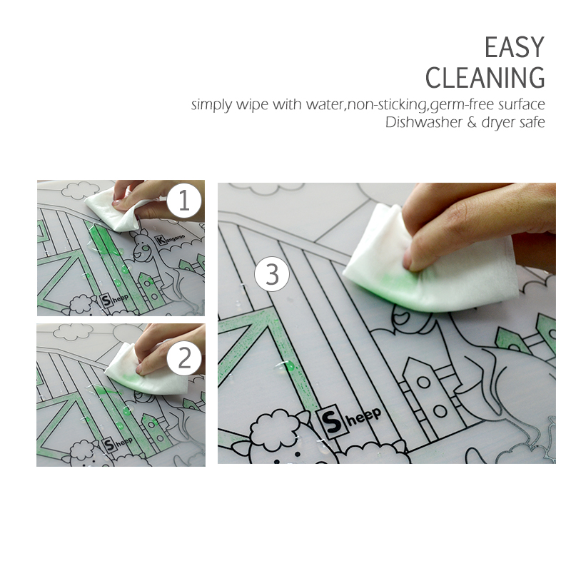 ซิลิโคนเด็ก Placemat 1Pc เด็กอ - Baby Food Equipment บทวิจารณ์และราคา