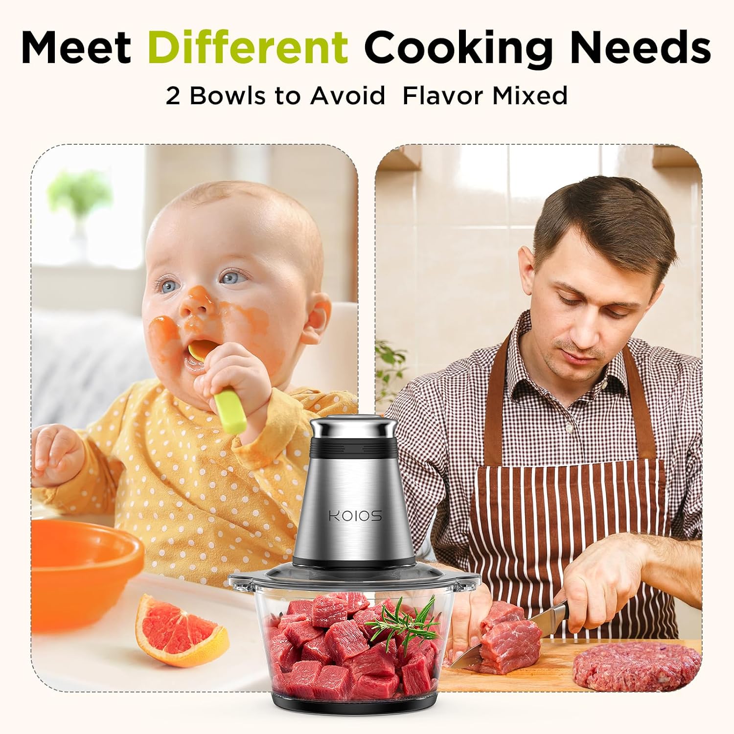 เครื่องบดสับอาหาร 500 วัตต์, 2 - Veggie Baby Food บทวิจารณ์และราคา